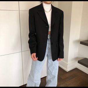 Vintage 90s Benetton over-sized Black Blazer